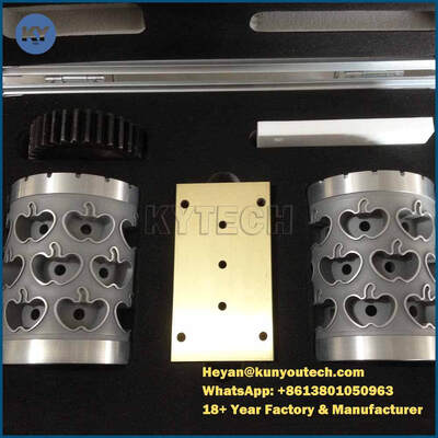 Quality Paintball Herbal Capsule Maker Softgel Die Roll Tooling With Al Injection Wedge factory