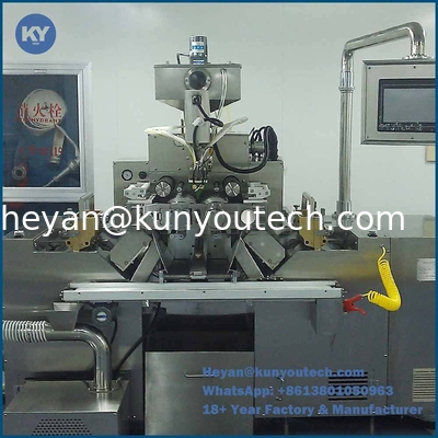Quality Vegan Gel Softgel Encapsulation Machine On Hydroxypropyl Starch Material Oil Paste Filling factory